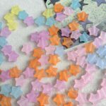 Transparent Acrylic Beads Transparent frosted star beads