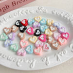 Solid Color Acrylic Beads Love-themed cookies