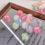 High-Quality UV Beads Transparent and colorful coal ball biscuit beads