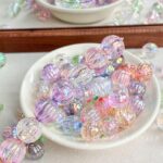 High-Quality UV Beads 14mm Pumpkin Beads