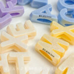 Imitation Pearl Beads Wide-hole pearl alphabet beads