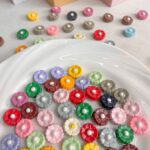 High-Quality UV Beads Baked paint dripping daisy