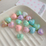 High-Quality UV Beads UV heart beads