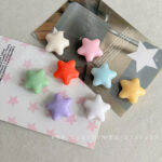 Solid Color Acrylic Beads Big hole star beads