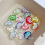 High-Quality UV Beads magical aurora HUGME heart
