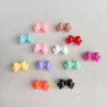 Plastic beads Plastic bow beads-683