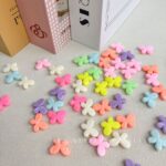 Plastic beads plastic butterfly beads