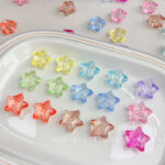 Transparent Acrylic Beads transparent star