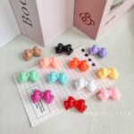 Plastic beads Plastic bow beads-683
