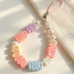 Solid Color Iridescent Plated Beads AB cream beads