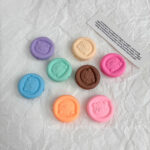 High-Quality UV Beads Rubber cute piggy round bead