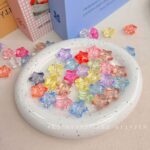 Transparent Acrylic Beads transparent star