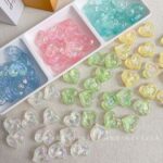 High-Quality UV Beads Cookie heart beads-691