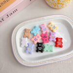 Solid Color Acrylic Beads Hugme cute bear beads