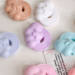 Solid Color Acrylic Beads Rainbow Cloud Beads-638
