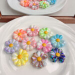 High-Quality UV Beads double color daisy