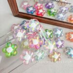 High-Quality UV Beads magical aurora big flower -665