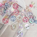 High-Quality UV Beads Transparent and colorful coal ball biscuit beads