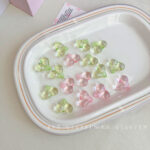 Transparent Acrylic Beads Transparent heart beads