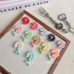 High-Quality UV Beads Solid color UV daisy beads - 678