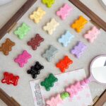 High-Quality UV Beads Painted cute bear