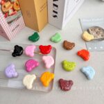 High-Quality UV Beads Painted cute bear-693