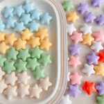 Solid Color Acrylic Beads Big hole star beads