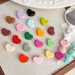 High-Quality UV Beads Baked enamel HUG ME heart