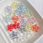 Transparent Iridescent Plated Beads Transparent AB color sakura beads