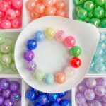 High-Quality UV Beads 16mm uv two-color beads