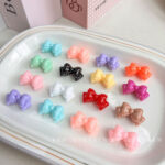 Plastic beads Plastic bow beads-683