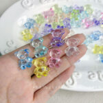 Transparent Acrylic Beads transparent bear beads