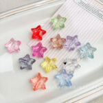 Transparent Acrylic Beads transparent star